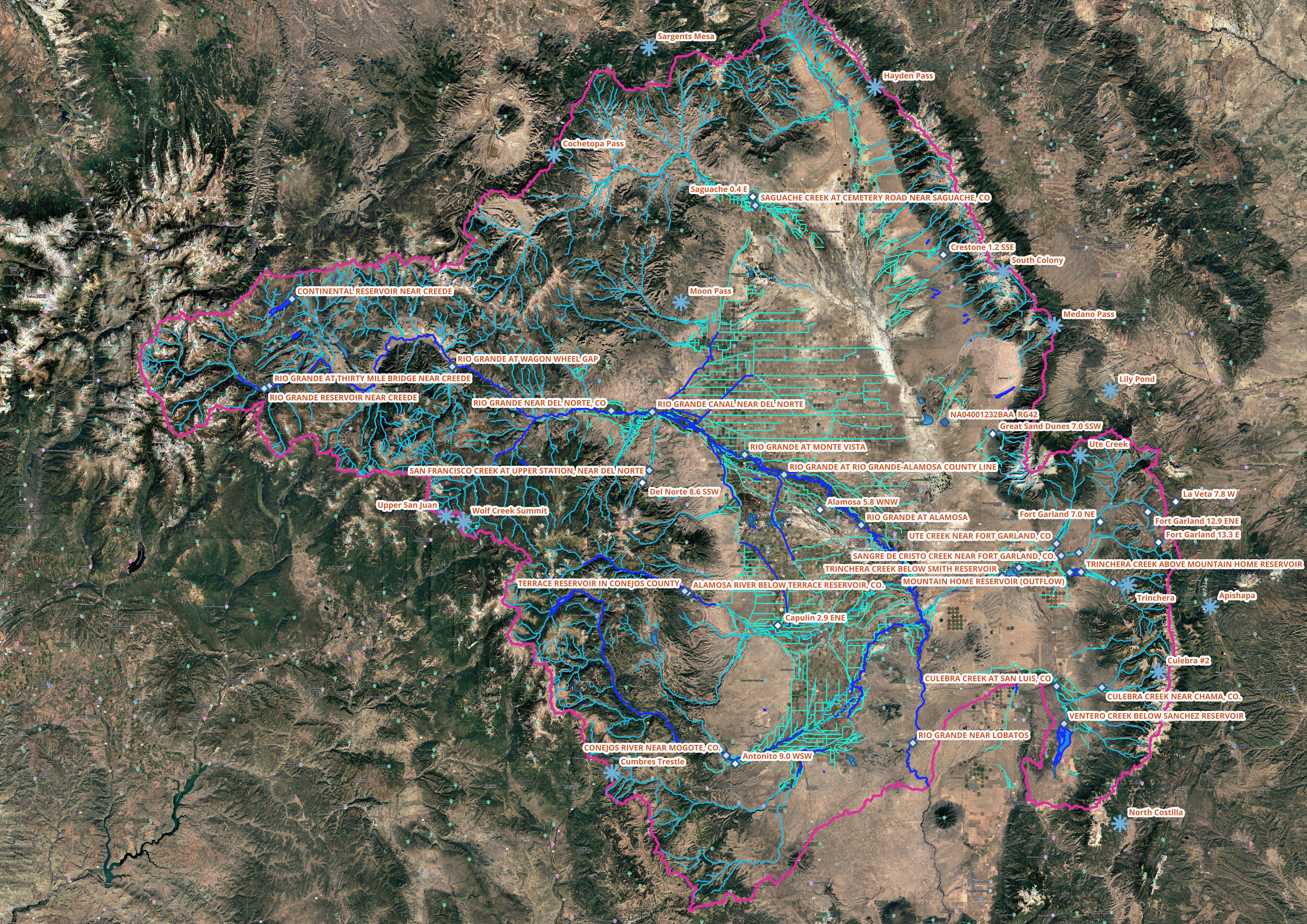 Rio Grande Basin Map